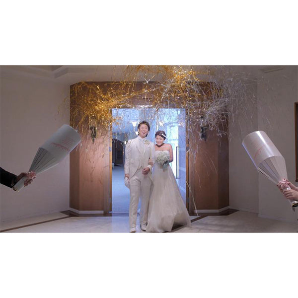 【販売】ウエディング特大クラッカー ２本セット 結婚式演出商品